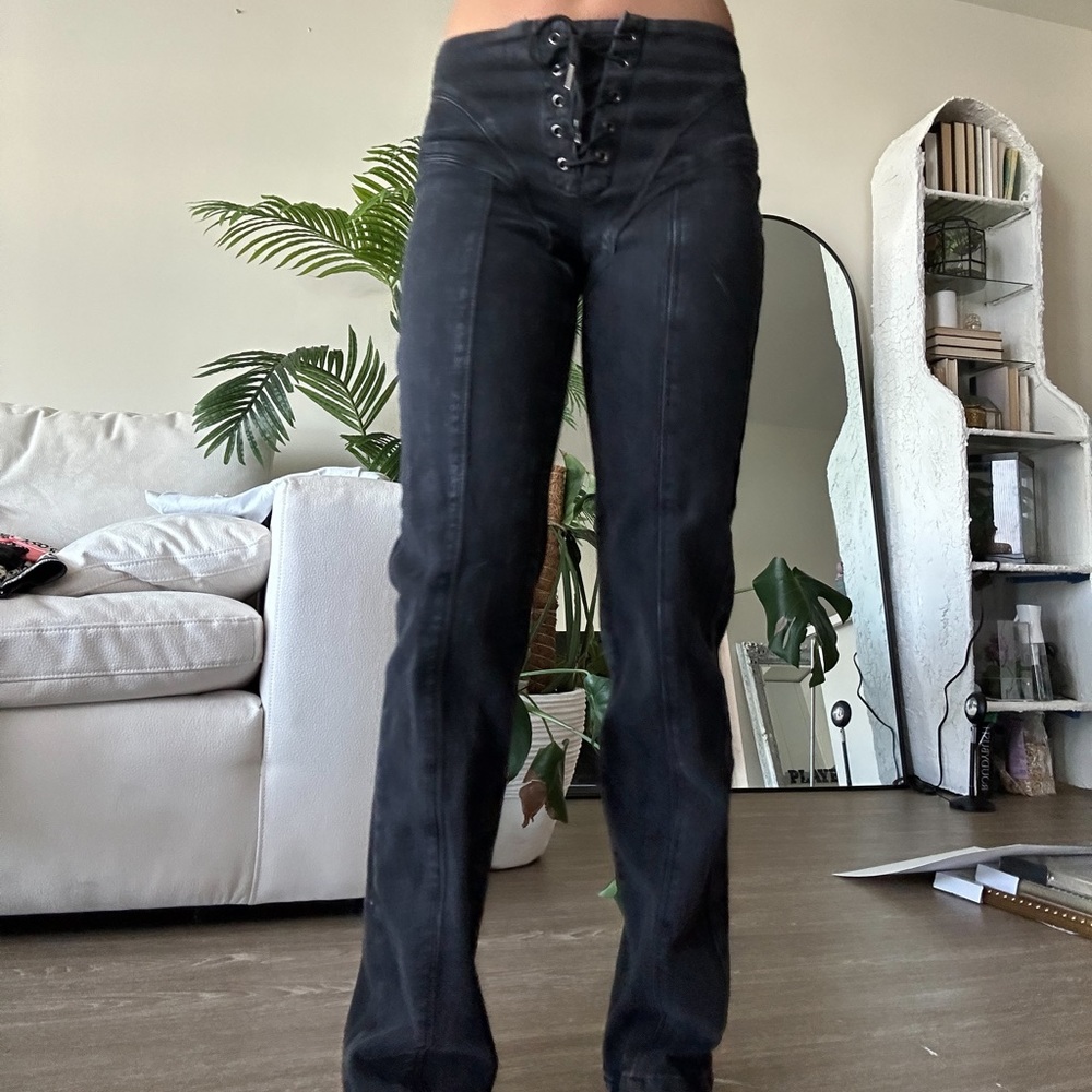 House of CB low cut jeans